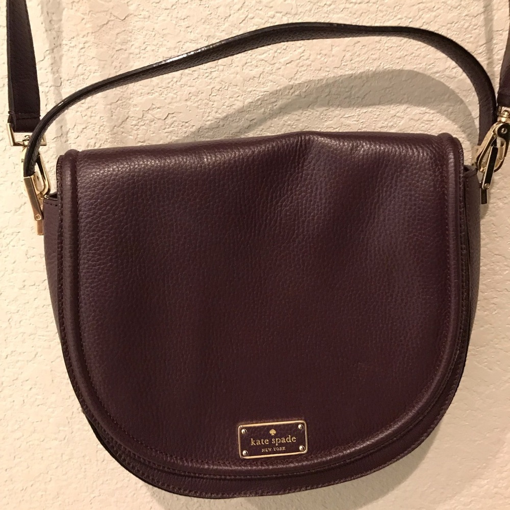 EUC BURGUNDY KATE SPADE CROSSBODY PURSE